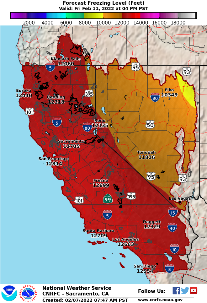 Freezing Level Forecast