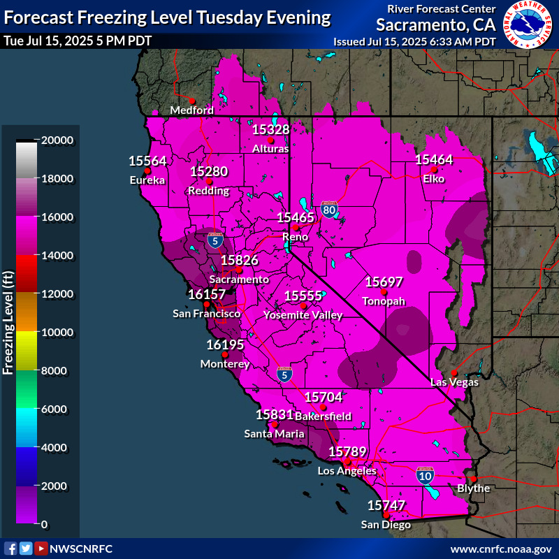 Freezing Level Forecast