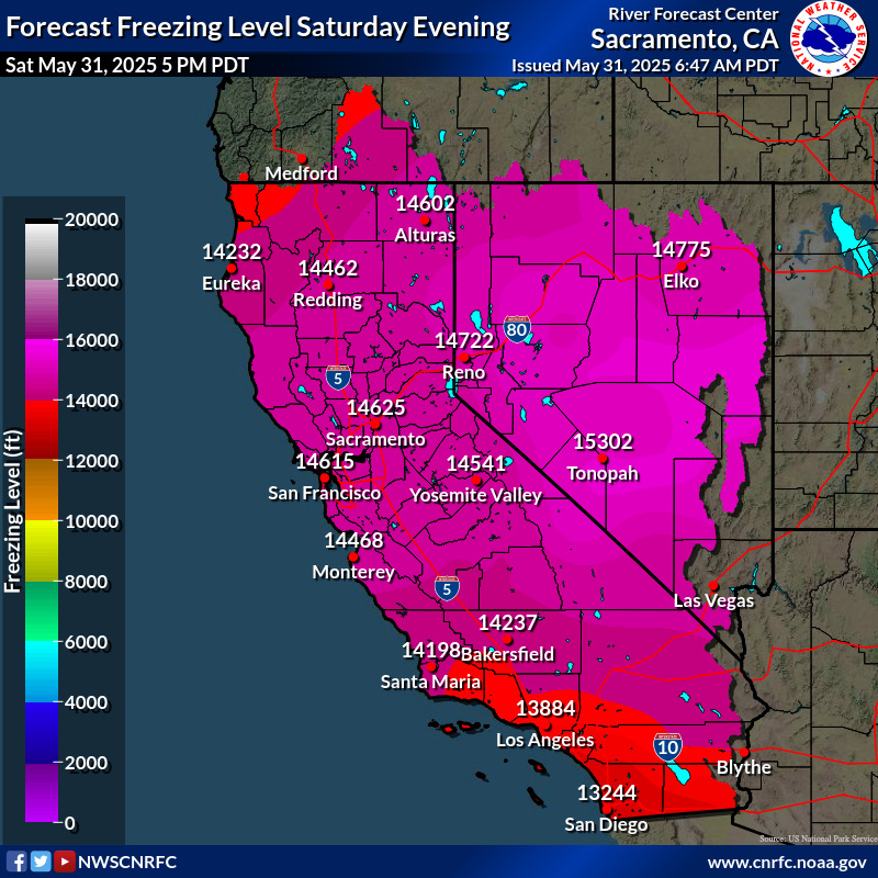 Freezing Level Forecast