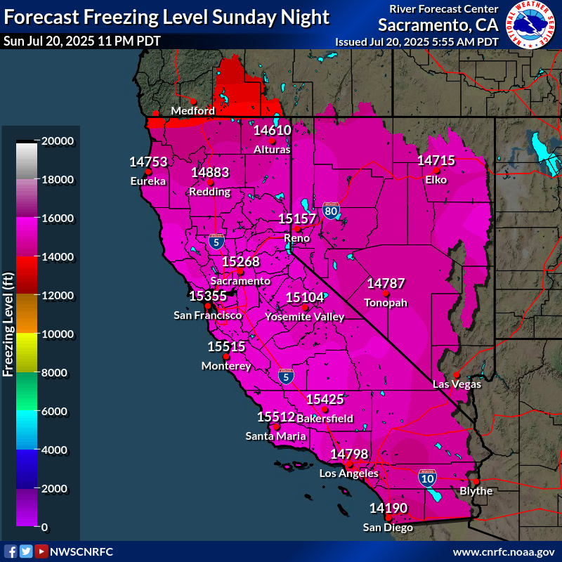 Freezing Level Forecast