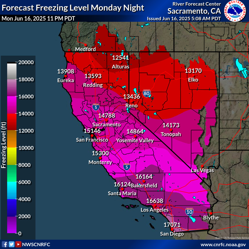 Freezing Level Forecast