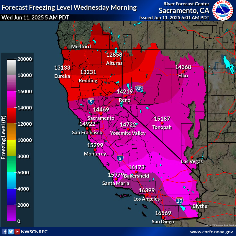 Freezing Level Forecast