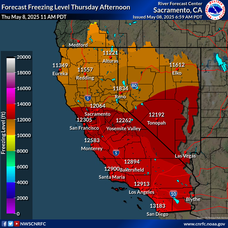 Freezing Level Forecast