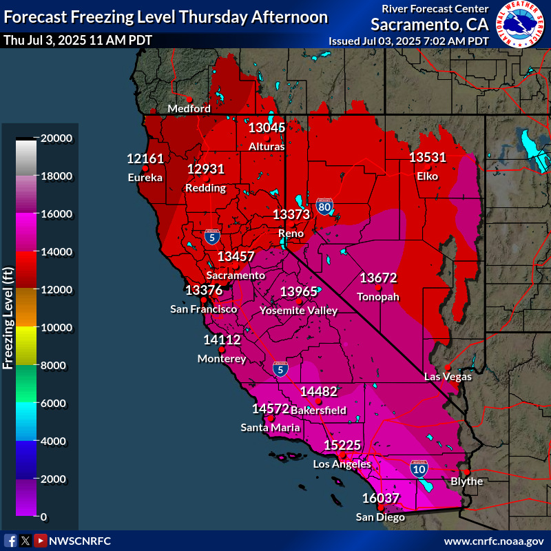 Freezing Level Forecast
