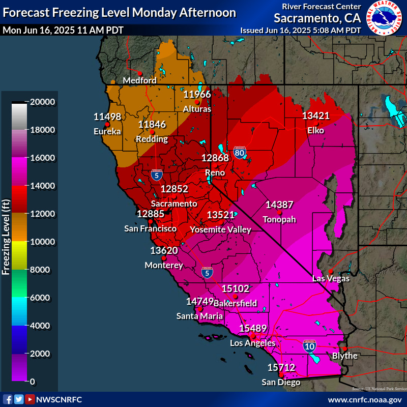 Freezing Level Forecast