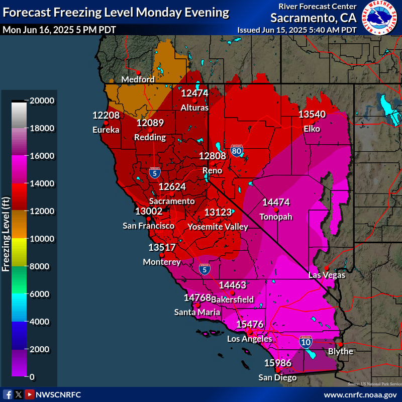 Freezing Level Forecast