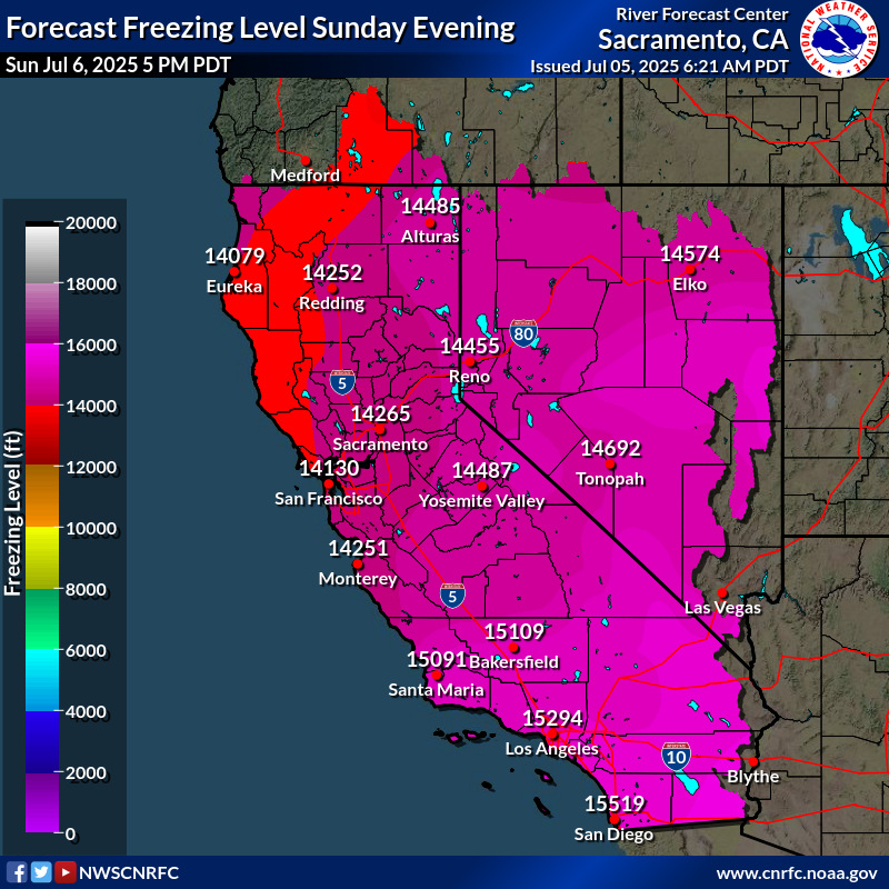 Freezing Level Forecast