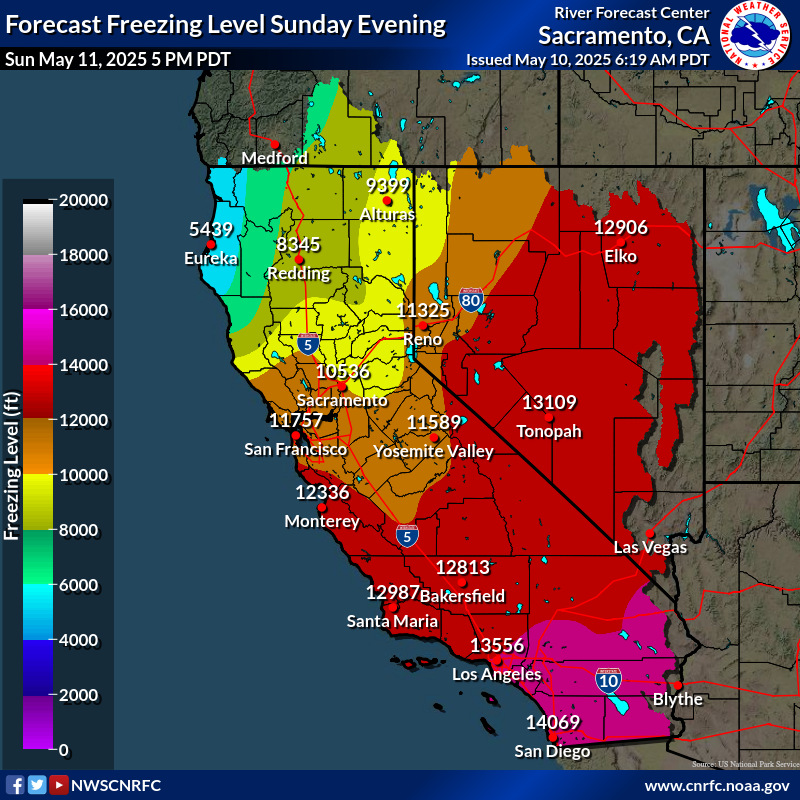 Freezing Level Forecast
