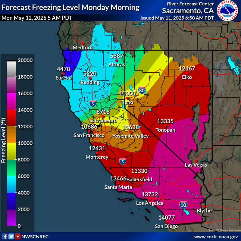 Freezing Level Forecast