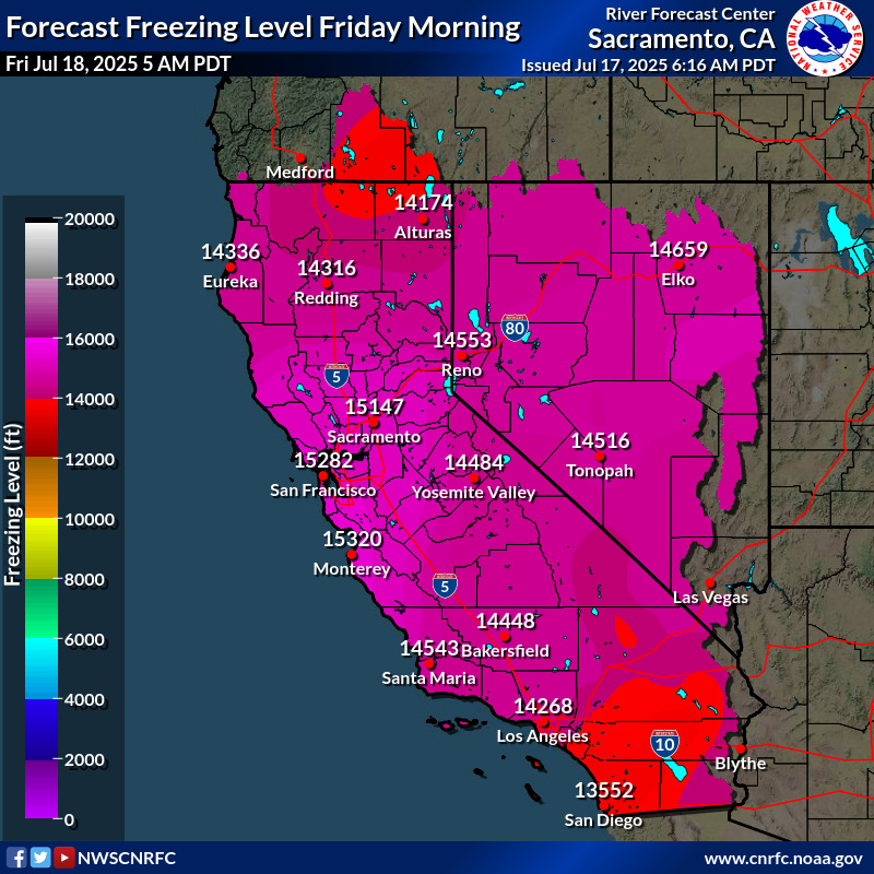Freezing Level Forecast