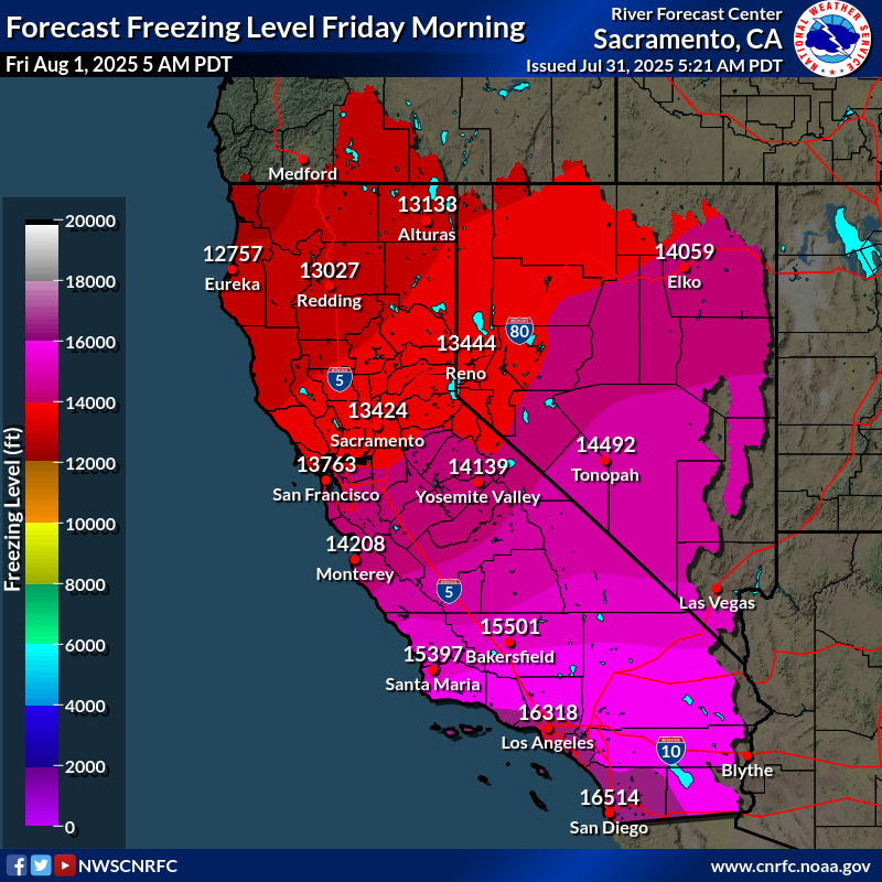 Freezing Level Forecast