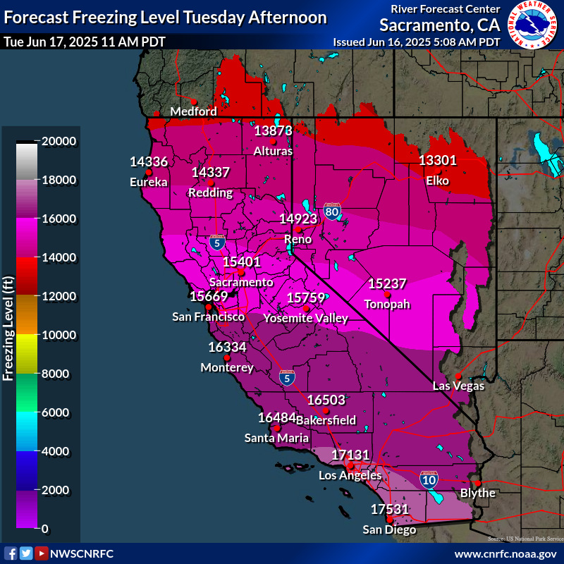 Freezing Level Forecast