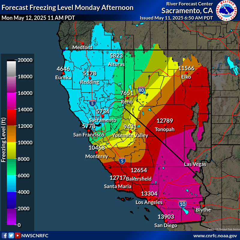 Freezing Level Forecast