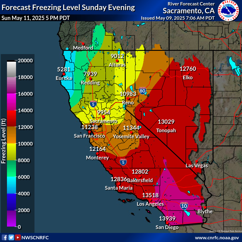 Freezing Level Forecast