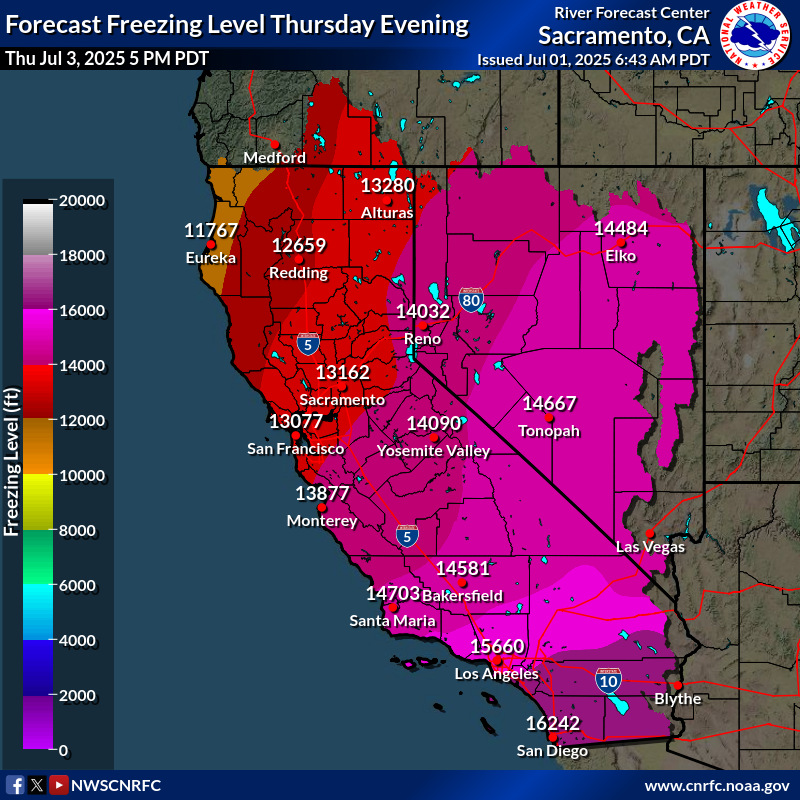 Freezing Level Forecast
