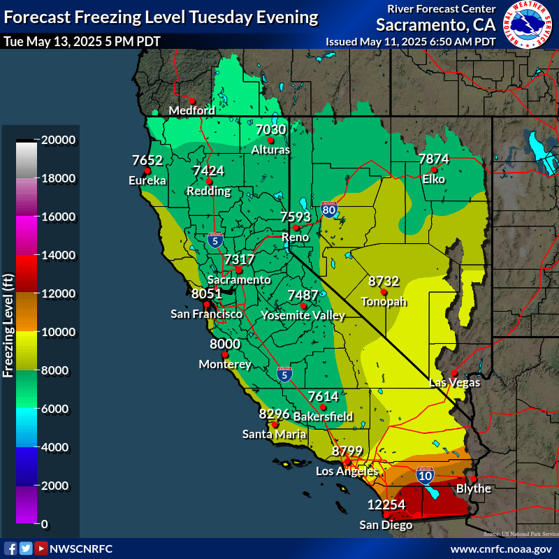 Freezing Level Forecast