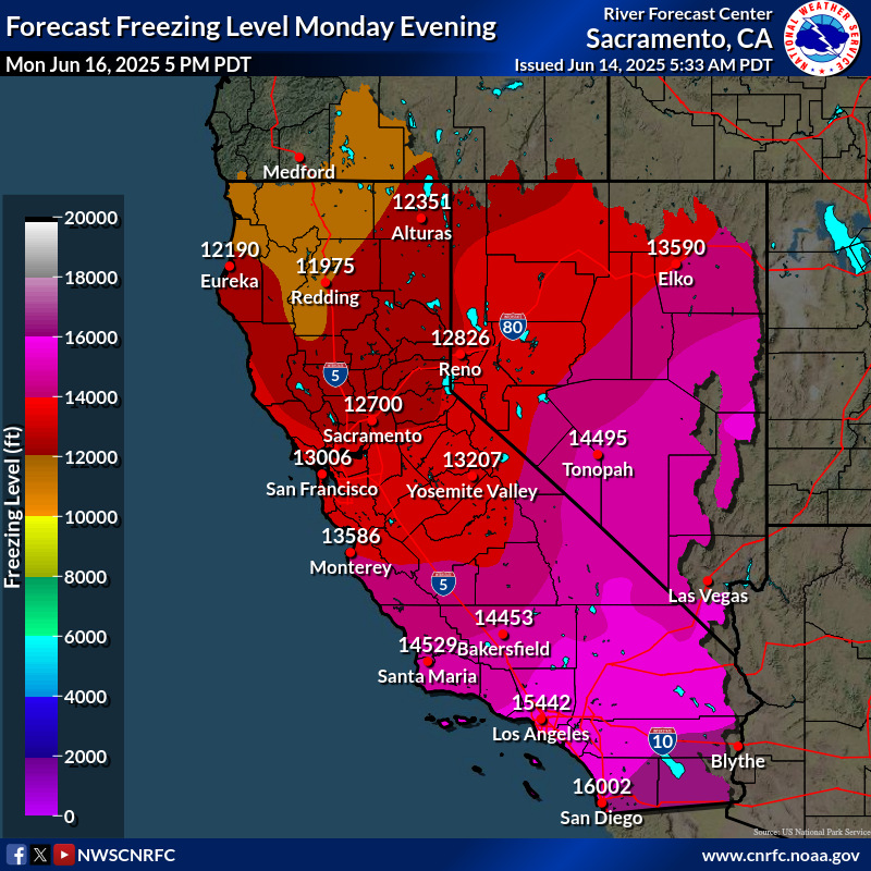 Freezing Level Forecast