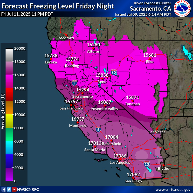 Freezing Level Forecast