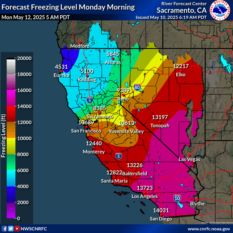 Freezing Level Forecast