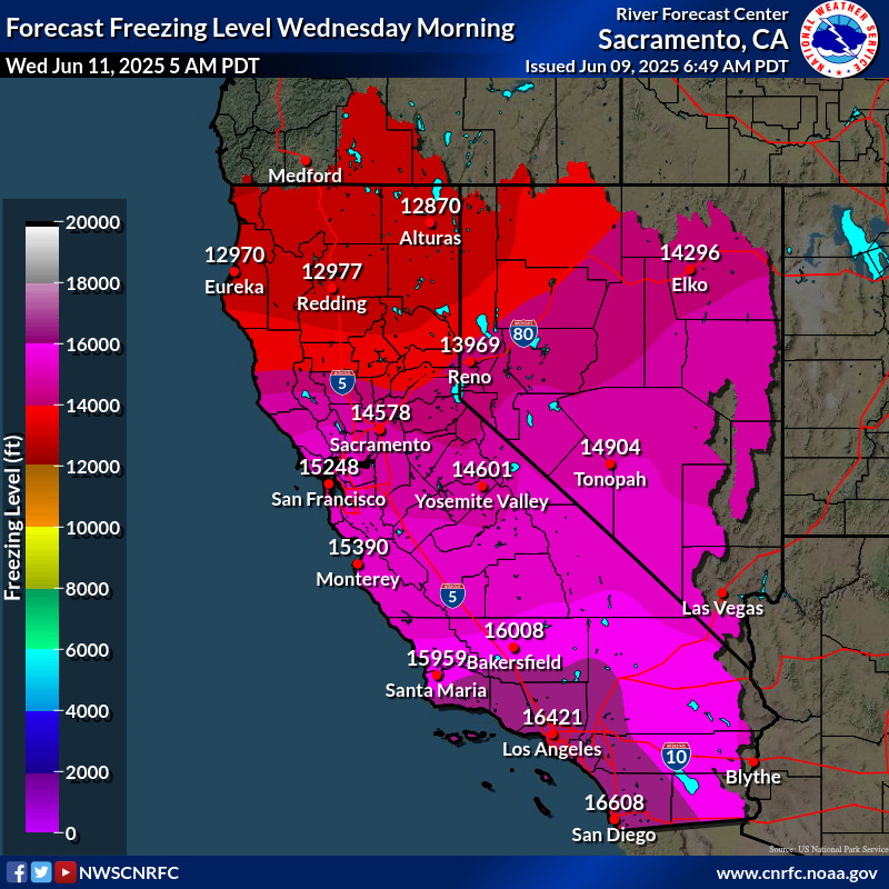 Freezing Level Forecast