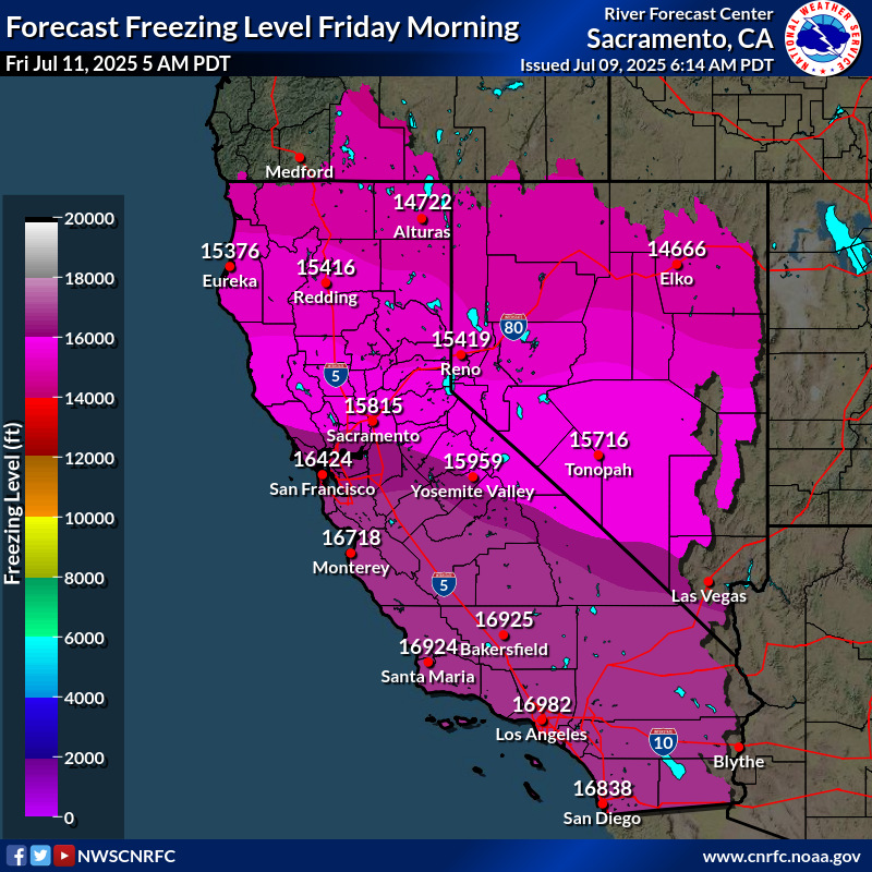 Freezing Level Forecast