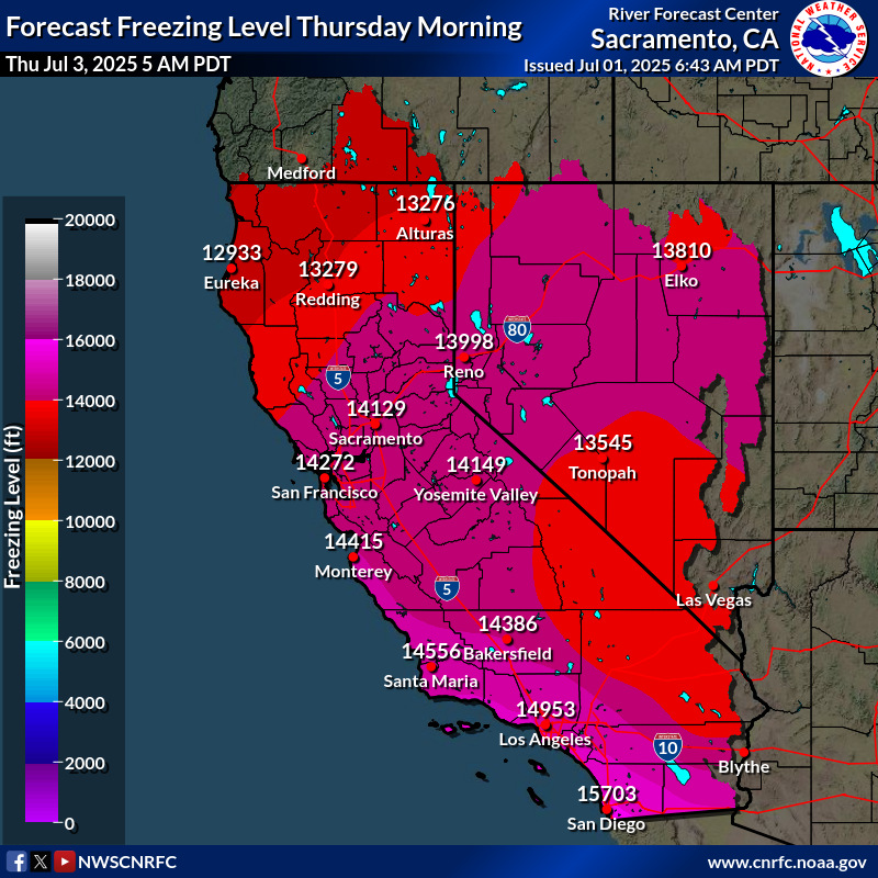 Freezing Level Forecast