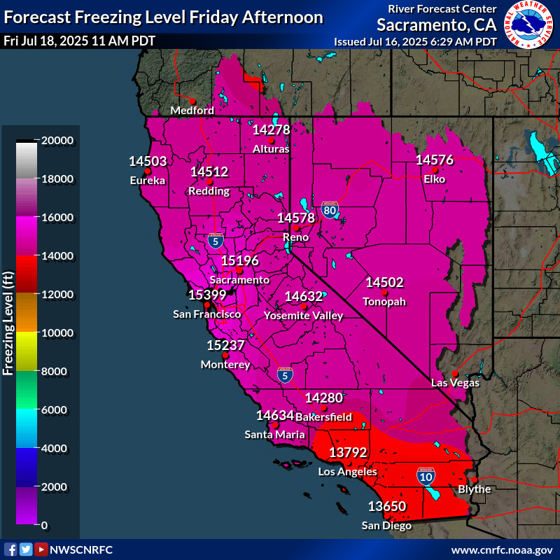 Freezing Level Forecast