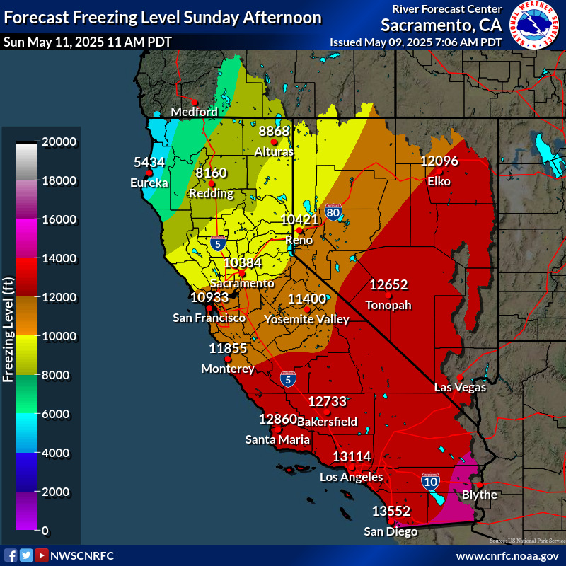Freezing Level Forecast