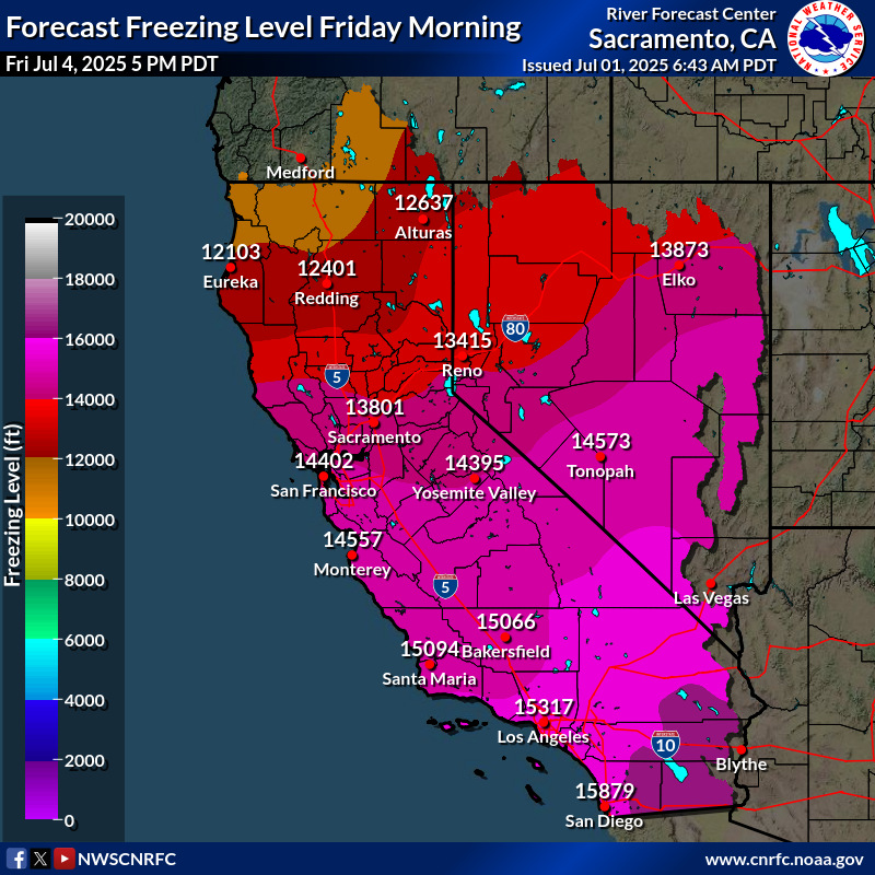 Freezing Level Forecast