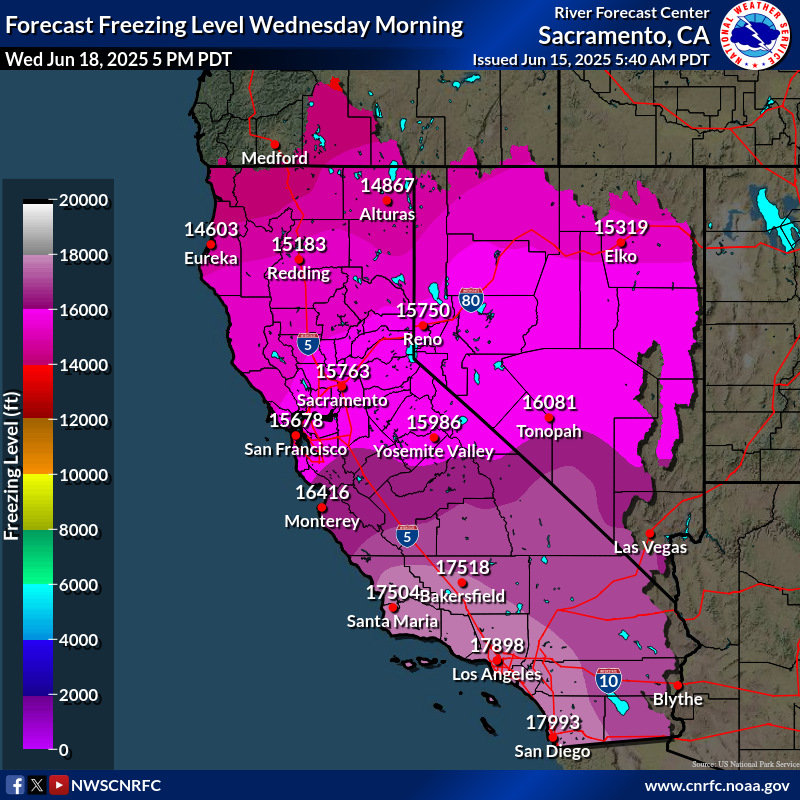 Freezing Level Forecast