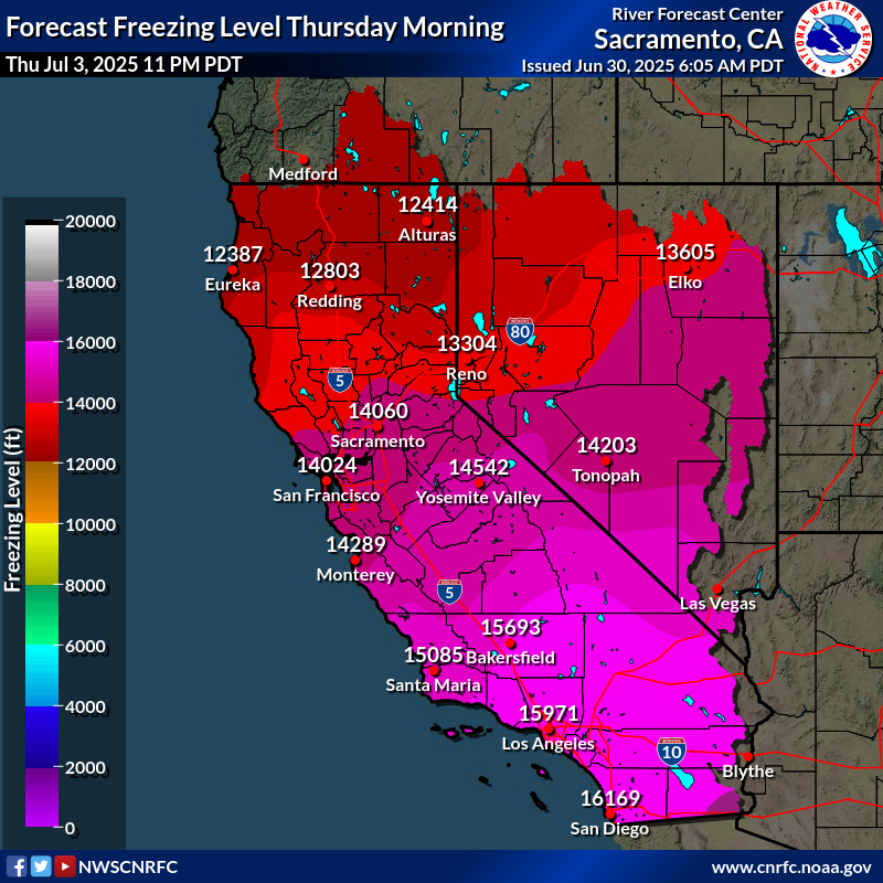 Freezing Level Forecast