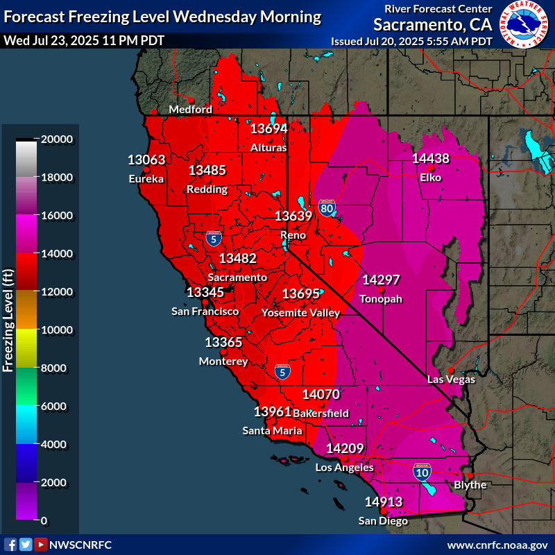 Freezing Level Forecast