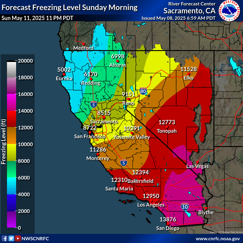 Freezing Level Forecast