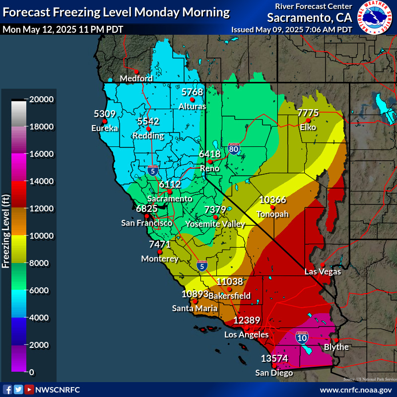 Freezing Level Forecast