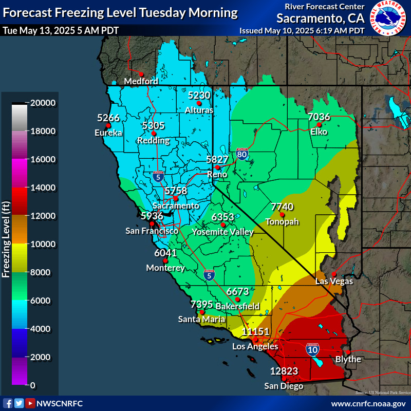 Freezing Level Forecast