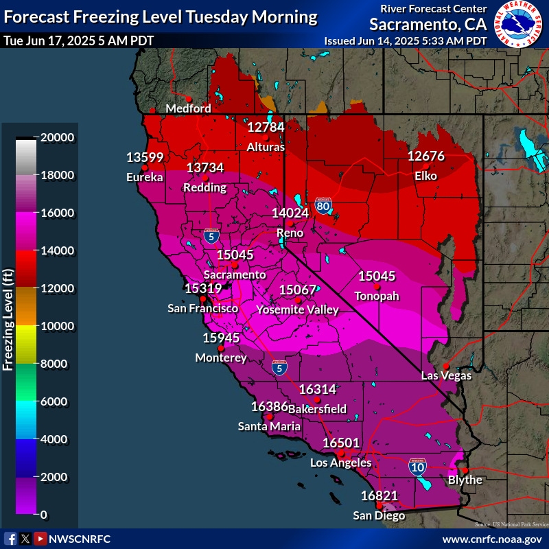 Freezing Level Forecast