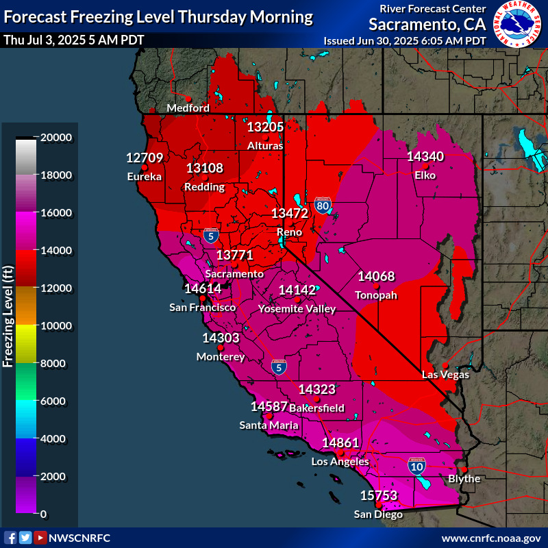 Freezing Level Forecast