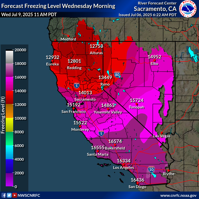 Freezing Level Forecast