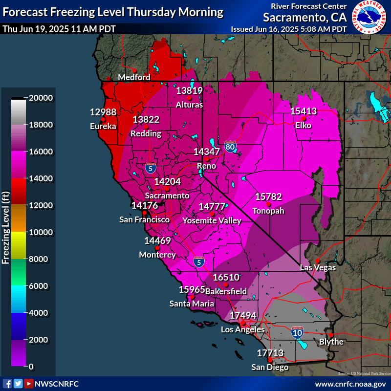 Freezing Level Forecast