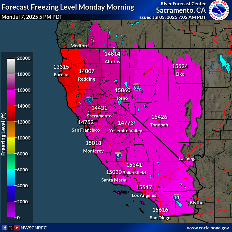 Freezing Level Forecast