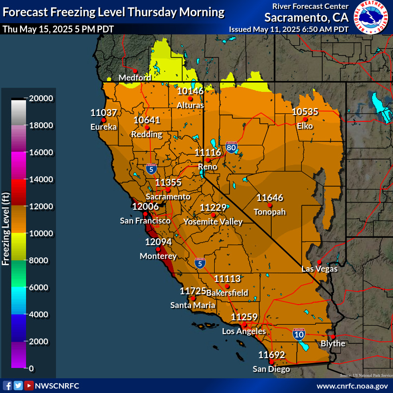 Freezing Level Forecast