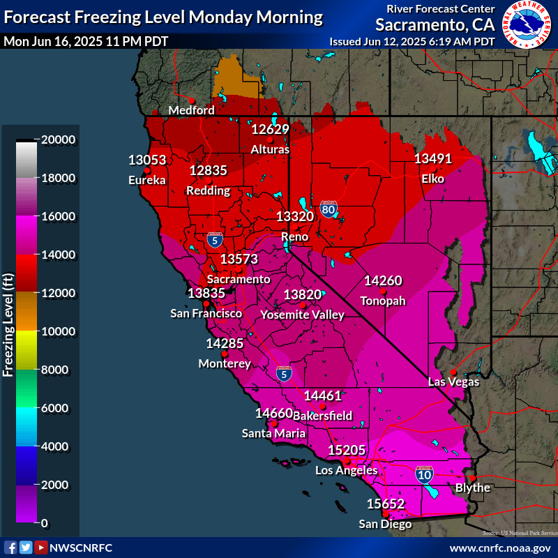 Freezing Level Forecast