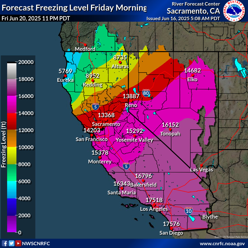 Freezing Level Forecast