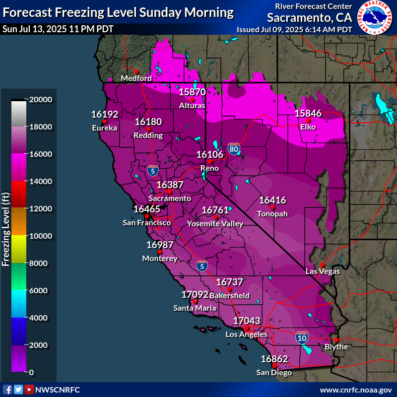 Freezing Level Forecast
