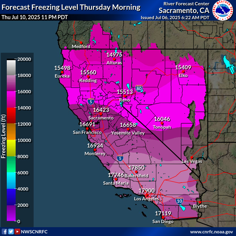 Freezing Level Forecast