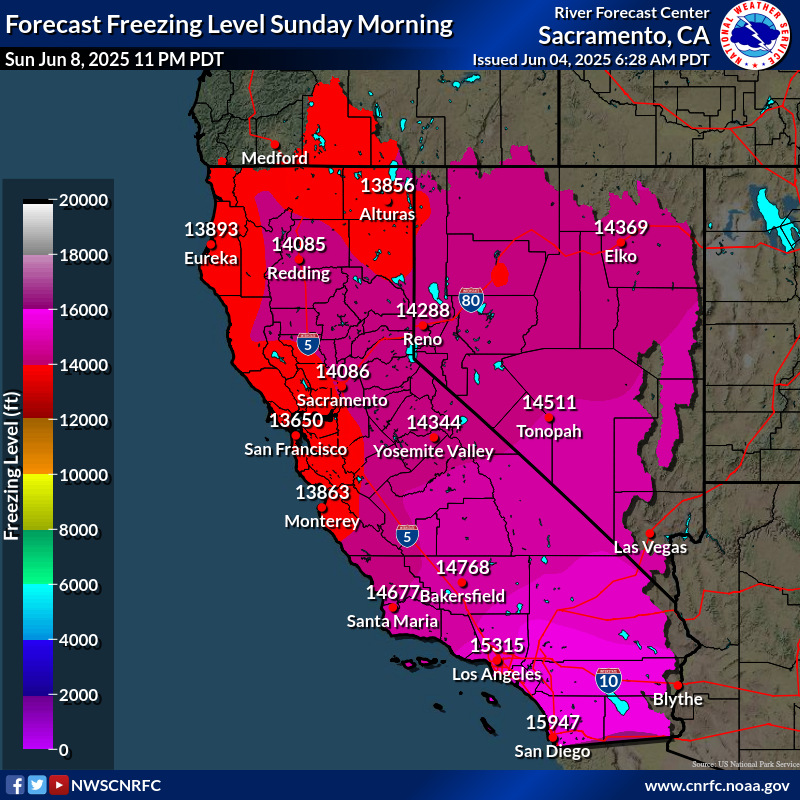 Freezing Level Forecast