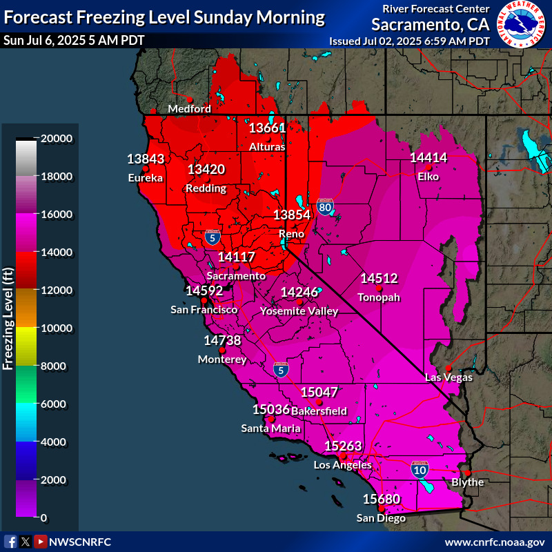Freezing Level Forecast