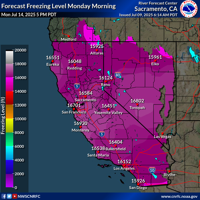 Freezing Level Forecast