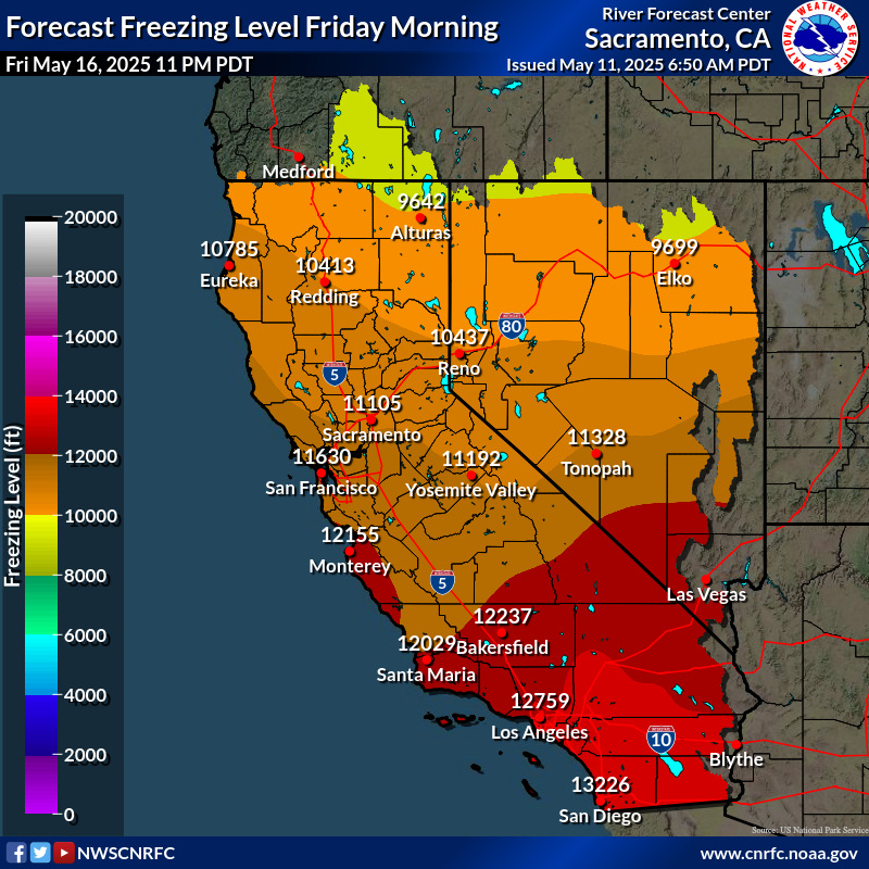 Freezing Level Forecast