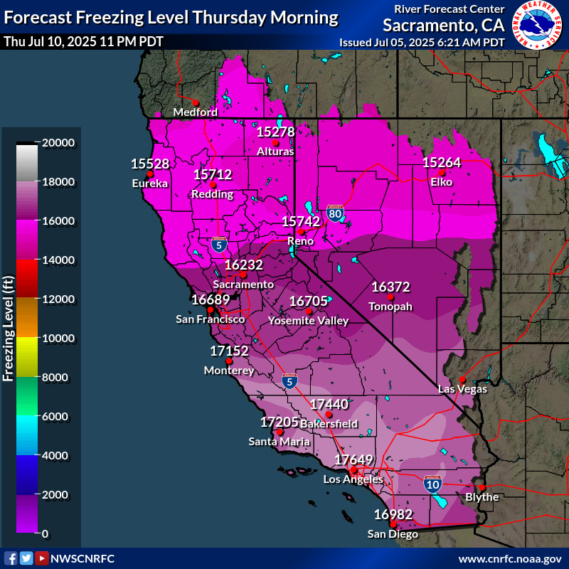 Freezing Level Forecast